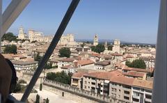 View of Avignon from a ferris wheel