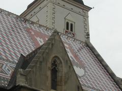 Street in Zagreb, Croatia in August 2006