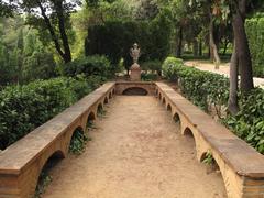 Torre i jardins del Laberint d'Horta in Barcelona