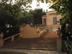 Torre i jardins del Laberint d'Horta in Barcelona