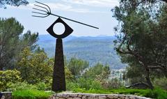 Fondation Maeght building surrounded by greenery