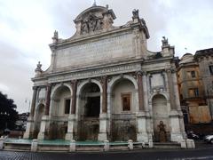 The Fontana dell'Acqua Paola in Rome, Italy