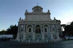 Fontana dell'Acqua Paola on Gianicolo Hill in Rome