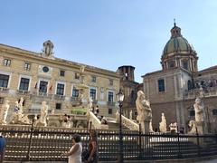 Fontana Pretoria in Palermo, Italy