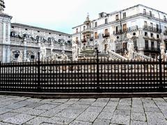 Photo of Fontana Pretoria monument in Palermo, Italy