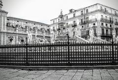 Fontana Pretoria in Palermo, Italy