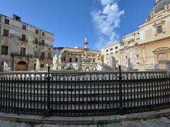 Fontana Pretoria in Piazza Pretoria Palermo Italy