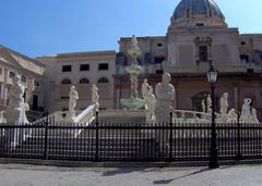 Fontana della Vergogna in Palermo, Italy