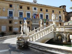 Fontana e Palazzo Pretorio monument in Italy