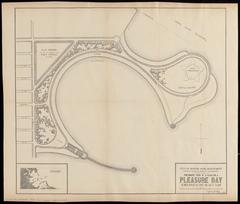 1883 Olmsted study plan for Pleasure Bay