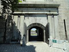 Fort Independence on Castle Island in Boston, Massachusetts, USA