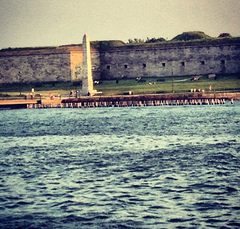 Fort Independence from Boston Harbor