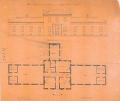 Plan of Hospital at Fort Independence in Boston Harbor