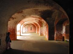 Gwynnie and the casemates at Fort Point