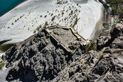 Aerial view of Kharpocho Fort in Skardu