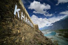 Kharphocho Fort in Skardu, Gilgit-Baltistan, Pakistan