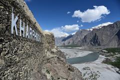 Kharphocho Fort in Skardu, Pakistan