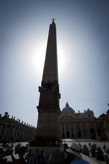 Vatican City overview with St. Peter's Basilica