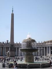 Obelisk and Fountain in St. Peter's Square