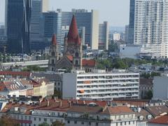 View from Riesenrad in Vienna