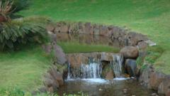 Japanese garden with natural springs in Pune