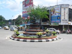 Balikpapan Rapak roundabout at 0 KM point