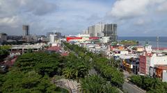 2018 aerial view of Balikpapan city