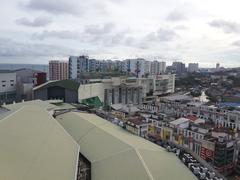 Dense urban landscape of Balikpapan