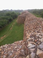 Heavy Bastion Outer Wall of Lal Kot and Rai Pithora