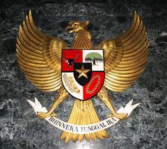 Garuda Pancasila statue at National Monument