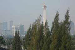 National Monument (Monas) viewed from Masjid Istiqlal, Jakarta