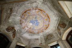 ceiling fresco in the upper floor of Kleine Gloriette