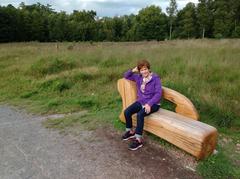 Designer bench in Ohligser Heide