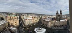 Old Town Hall in Prague panorama