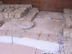 Ancient Roman Baths in Fregellae Italy