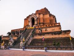 Wat Chedi Luang temple in Chiang Mai