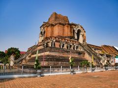 Wat Chediluang Worawiharn temple in Chiang Mai, Thailand