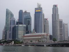 Singapore River Cruise showcasing cityscape and skyline