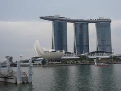 Singapore River Cruise with boats and waterfront buildings