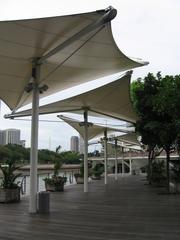 Merlion statue at Merlion Park in Singapore