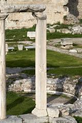 Early Christian column in Church of Megali Panagia