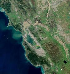 San Francisco Bay Area satellite image, 2019