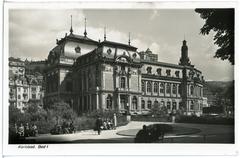 Vintage 1930 postcard of Karlsbad, Bad I.