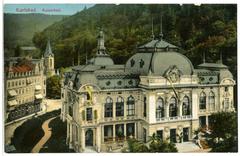 historic view of Kaiserbad in Karlsbad