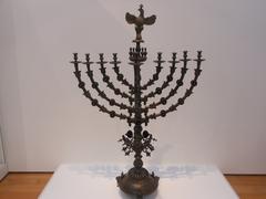 Menorah and Judaic objects in North Carolina Museum of Art