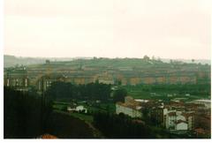 Panoramic view of La Luz neighborhood in Avilés