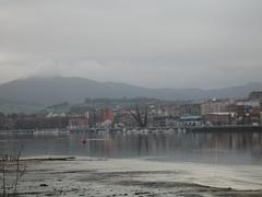 View of Avilés from the right bank of the river