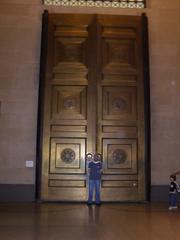 Bronze doors to the cella in the Parthenon replica in Centennial Park, Nashville