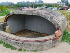 concrete military structure at Muir Beach Overlook