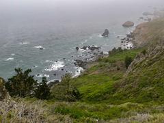 ocean view from Muir Beach Overlook in California